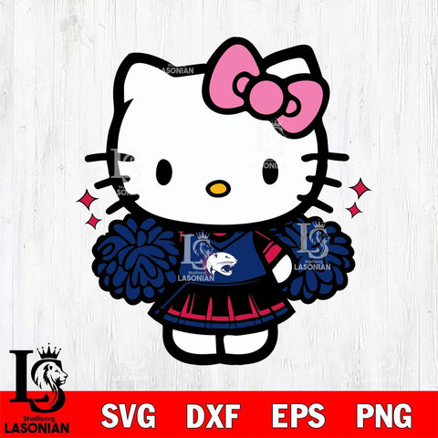 South Alabama Jaguars Hello Kitty Cheerleader Svg Eps Dxf Png File, Digital Download, Instant Download