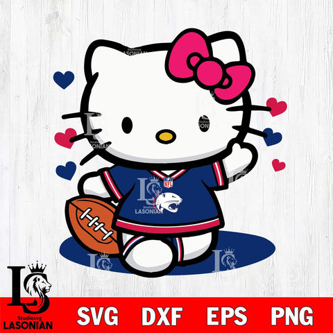 South Alabama Jaguars Hello Kitty sport 10 Svg Eps Dxf Png File, NCAA svg, Digital Download, Instant Download