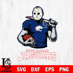 South Alabama Jaguars Jason Voorhees 9 Svg Eps Dxf Png File, Digital Download