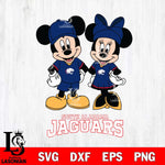 South Alabama Jaguars Mickey Minnie Rugby Svg Eps Dxf Png File, NCAA svg , File Cut , Digital Download , Instant Download, Cut Svg Files