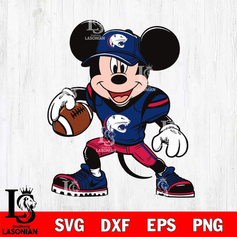 South Alabama Jaguars Mickey Mouse Svg Eps Dxf Png File, NCAA svg, Digital Download, Instant Download