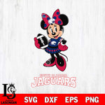 South Alabama Jaguars Minnie Mouse, Svg Eps Dxf Png File, Digital Download