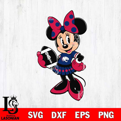 South Alabama Jaguars Minnie Mouse Svg Eps Dxf Png File, NCAA svg, Digital Download, Instant Download