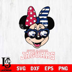 South Alabama Jaguars Minnie Mouse Love 2, Svg Eps Dxf Png File, Digital Download