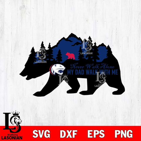 South Alabama Jaguars My Dad Walk With Me Svg Eps Dxf Png File, Digital Download, Instant Download