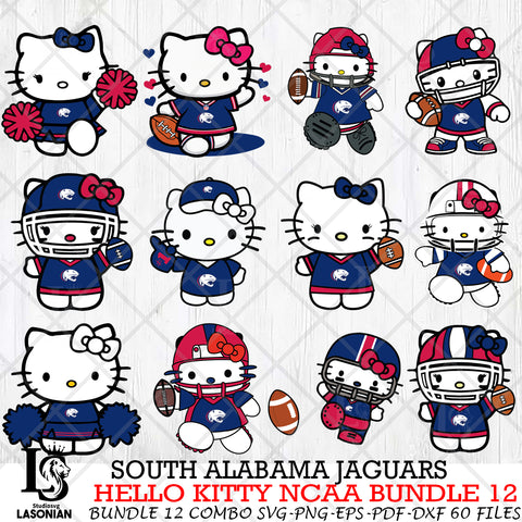 South Alabama Jaguars NCAA Bundle 12 Svg Eps Dxf Png File, NCAA svg, Digital Download, Instant Download