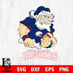 South Alabama Jaguars Santa Claus Angry Svg dxf eps png pdf file,NCAA svg,Digital Download,Cricut file