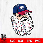 South Alabama Jaguars Santa Claus Face Svg dxf eps png pdf file,NCAA svg,Digital Download,Cricut file