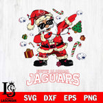 South Alabama Jaguars Santa Claus Football Svg dxf eps png pdf file,NCAA svg,Digital Download,Cricut file