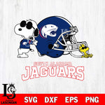 South Alabama Jaguars Snoopy Sport 2 Svg Eps Dxf Png File, Digital Download