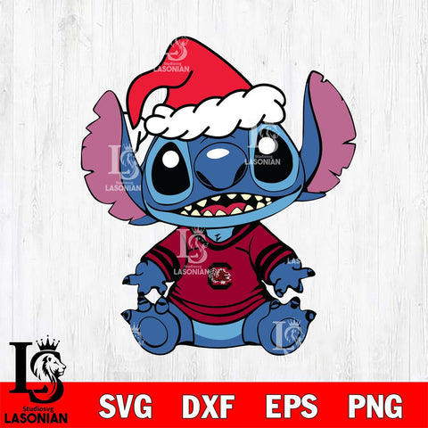 South Carolina Gamecocks Baby Stitch Christmas Svg Eps Dxf Png File, Digital Download, Instant Download