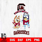 South Carolina Gamecocks Bluey Bingo Dance Mode Svg Eps Dxf Png File, NCAA svg, Digital Download, Instant Download