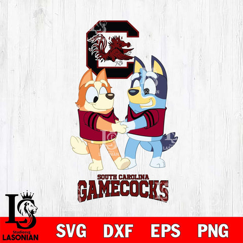 South Carolina Gamecocks Bluey Chilli Dance Svg Eps Dxf Png File, Digital Download, Instant Download