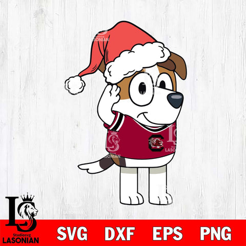 South Carolina Gamecocks Bluey Jack Christmas Svg Eps Dxf Png File, Digital Download, Instant Download