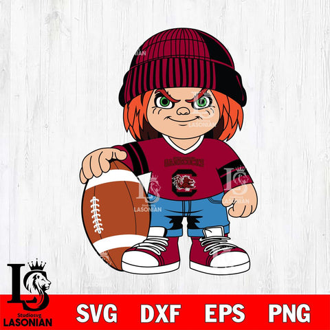 South Carolina Gamecocks Chucky Horror 4 Svg Eps Dxf Png File, NCAA svg, Digital Download, Instant Download