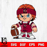 South Carolina Gamecocks Chucky Horror 5 Svg Eps Dxf Png File, NCAA svg, Digital Download, Instant Download