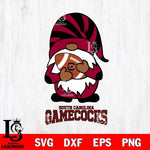 South Carolina Gamecocks Gnomes Football Svg Eps Dxf Png File, Digital Download, Instant Download