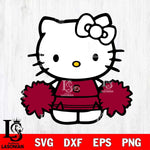 South Carolina Gamecocks Hello Kitty sport 3 Svg Eps Dxf Png File, NCAA svg, Digital Download, Instant Download