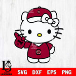 South Carolina Gamecocks Hello Kitty sport 5 Svg Eps Dxf Png File, NCAA svg, Digital Download, Instant Download