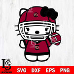 South Carolina Gamecocks Hello Kitty sport 6 Svg Eps Dxf Png File, NCAA svg, Digital Download, Instant Download