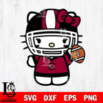 South Carolina Gamecocks Hello Kitty sport 9 Svg Eps Dxf Png File, NCAA svg, Digital Download, Instant Download