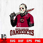 South Carolina Gamecocks Jason Voorhees 11 Svg Eps Dxf Png File, Digital Download