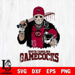 South Carolina Gamecocks Jason Voorhees 2 Svg Eps Dxf Png File, Digital Download