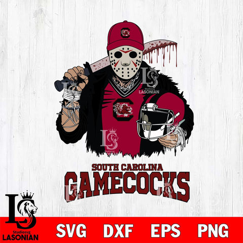 South Carolina Gamecocks Jason Voorhees 2 Svg Eps Dxf Png File, Digital Download