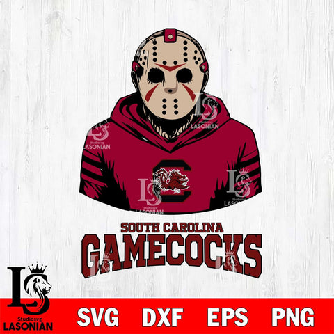 South Carolina Gamecocks Jason Voorhees 4 Svg Eps Dxf Png File, Digital Download