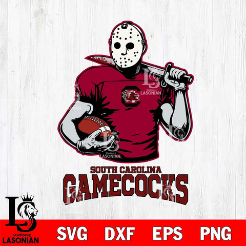 South Carolina Gamecocks Jason Voorhees 9 Svg Eps Dxf Png File, Digital Download