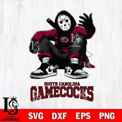 South Carolina Gamecocks Jason Voorhees Halloween SVG Svg Eps Dxf Png File, Digital Download, Instant Download