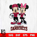 South Carolina Gamecocks Mickey Minnie Mouse Helmet Svg Eps Dxf Png File, NCAA svg , File Cut , Digital Download , Instant Download, Cut Svg Files