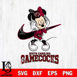 South Carolina Gamecocks Minnie Mouse Dancing NIKE, Svg Eps Dxf Png File, Digital Download