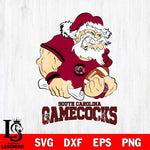 South Carolina Gamecocks Santa Claus Angry Svg dxf eps png pdf file,NCAA svg,Digital Download,Cricut file