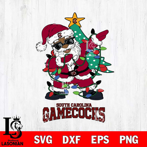 South Carolina Gamecocks Santa Claus Ugly Christmas Svg dxf eps png pdf file,NCAA svg,Digital Download,Cricut file