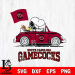 South Carolina Gamecocks Snoopy Sport 5 Svg Eps Dxf Png File, Digital Download