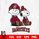 South Carolina Gamecocks Snoopy Sport 6 Svg Eps Dxf Png File, Digital Download