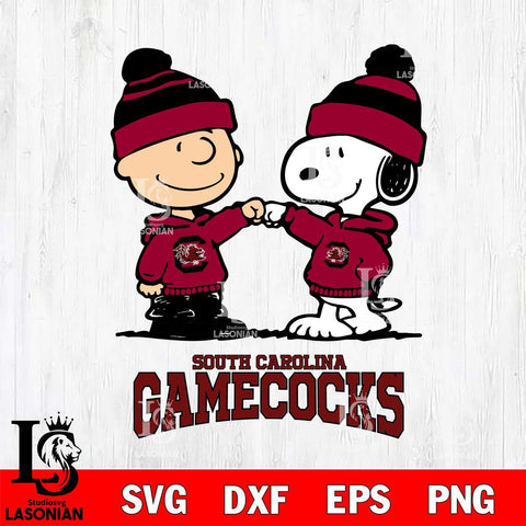 South Carolina Gamecocks Snoopy Sport 9 Svg Eps Dxf Png File, Digital Download