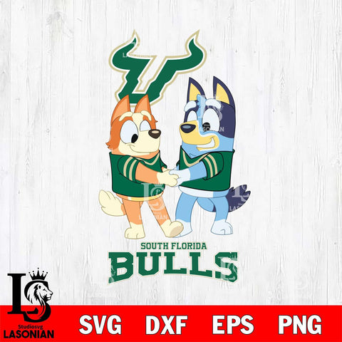 South Florida Bulls Bluey Chilli Dance Svg Eps Dxf Png File, Digital Download, Instant Download