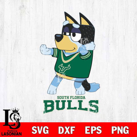 South Florida Bulls Bluey Dad Dance Svg Eps Dxf Png File, Digital Download, Instant Download