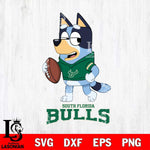 South Florida Bulls Bluey Football Sport Svg Eps Dxf Png File, Digital Download ,Instant Download, Cricut File