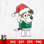 South Florida Bulls Bluey Jack Christmas Svg Eps Dxf Png File, Digital Download, Instant Download