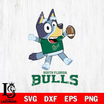 South Florida Bulls Bluey Sport Football Svg Eps Dxf Png File,NCAA Svg Files,Bluey svg ,Digital Download ,Instant Download, Cricut File