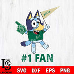 South Florida Bulls Bluey #1 Fan Svg Eps Dxf Png File,NCAA Svg Files,Bluey svg ,Digital Download ,Instant Download, Cricut File