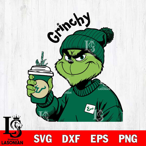 South Florida Bulls Boujee Grinch 10 Svg Eps Dxf Png File, Digital Download, Instant Download