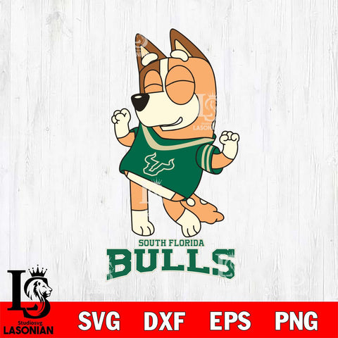 South Florida Bulls Chilli Dance Sport Svg Eps Dxf Png File, Digital Download, Instant Download