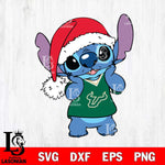 South Florida Bulls Cute Stitch Christmas Svg Eps Dxf Png File, Digital Download, Instant Download