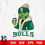 South Florida Bulls Girls Grinch Bougie Svg Eps Dxf Png File, Digital Download, Instant Download