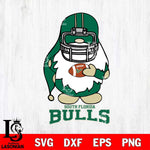 South Florida Bulls Gnomes Christmas Svg Eps Dxf Png File, Digital Download, Instant Download