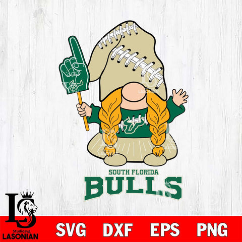 South Florida Bulls Gnomes Fan Svg Eps Dxf Png File, Digital Download, Instant Download